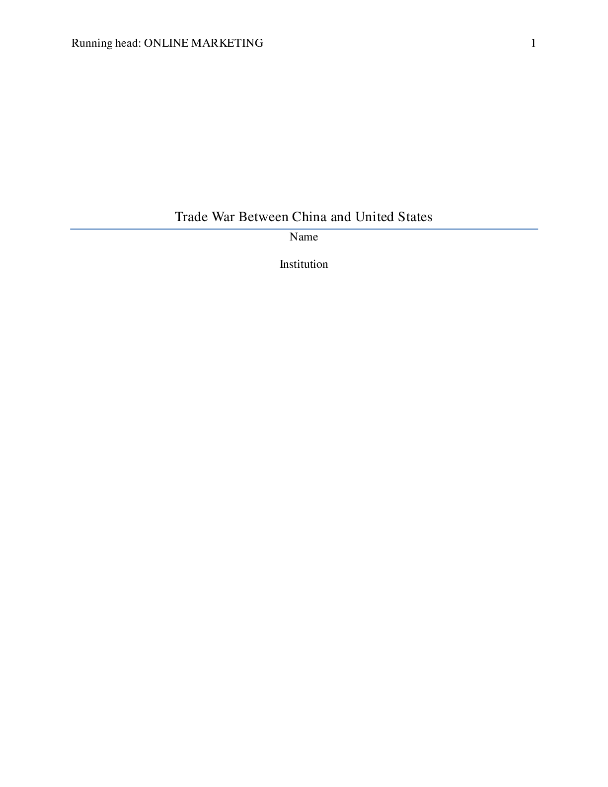 Preview image for Trade War Between China and United States